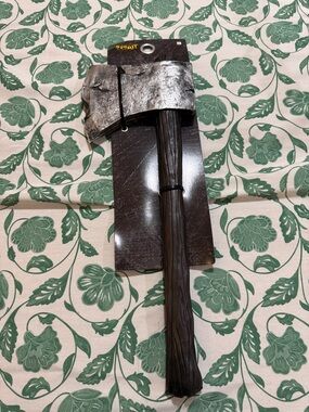 Spirit Silver and Dark Brown Foam Axe Prop